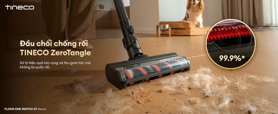 Máy hút bụi lau sàn khô ướt Tineco Floor One Switch S7 Steam